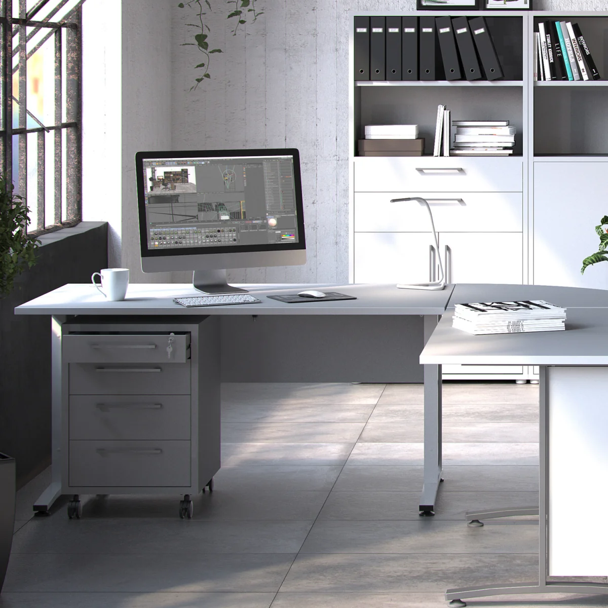 Prima Mobile Cabinet - White – image 5