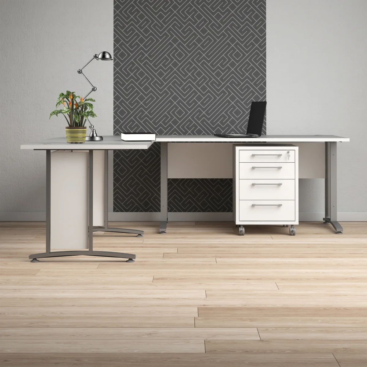 Prima Mobile Cabinet - White – image 6