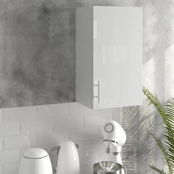 Kitchen Cabinet 400mm Wall Cupboard Matt or Gloss by JD Greta - White Gloss