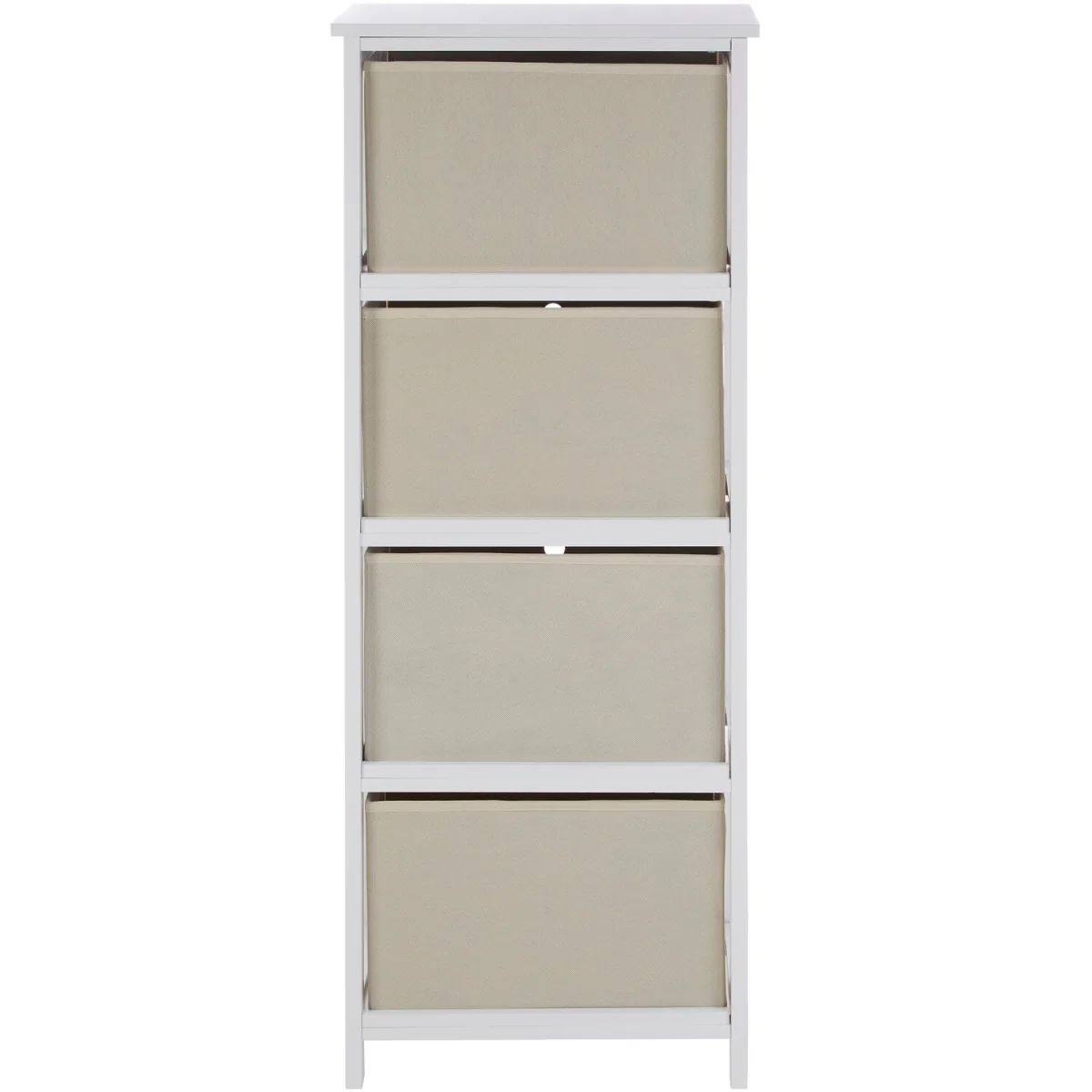 Lindo 4 Natural Fabric Drawers Cabinet - Natural – image 3