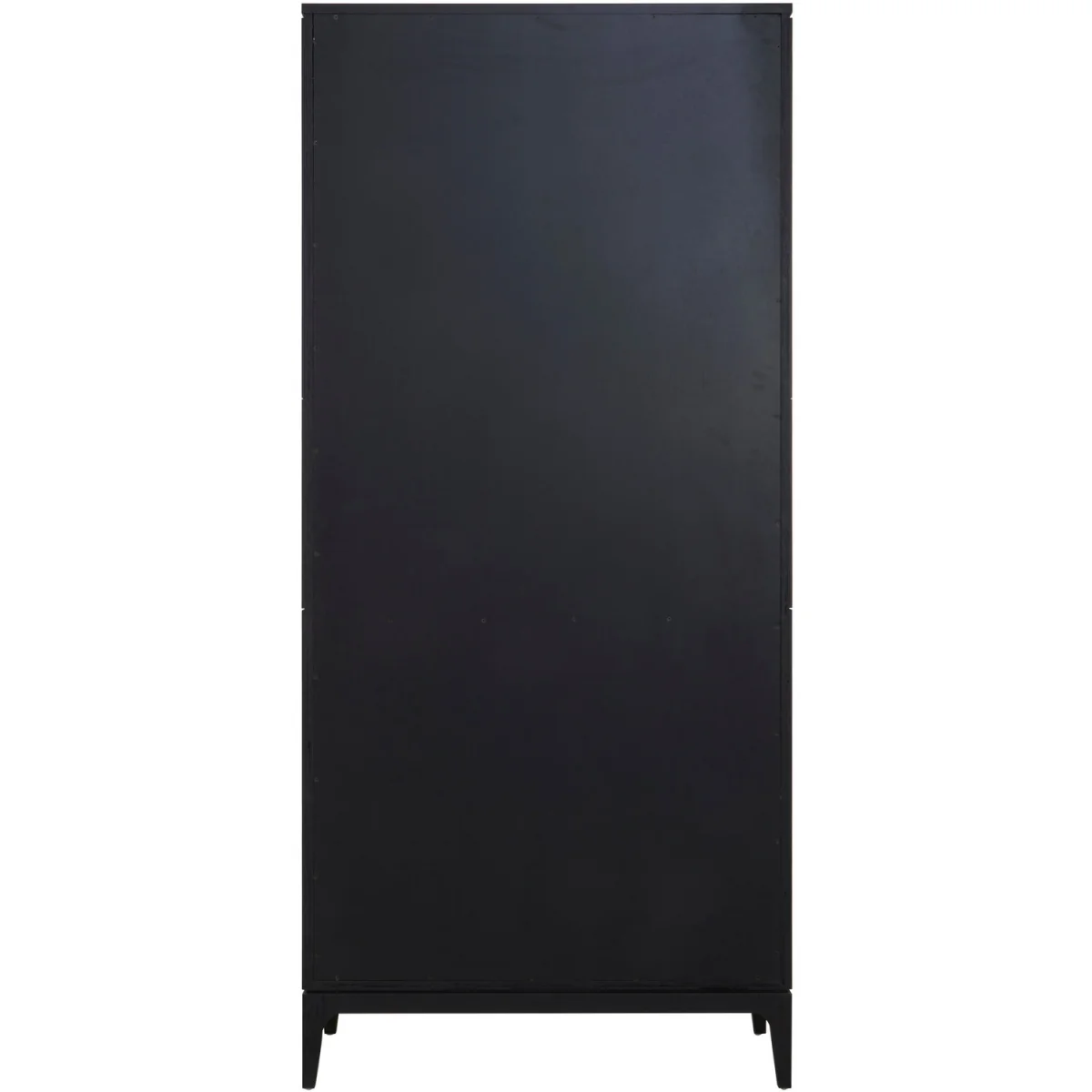 Salvar 2 Tone Oak Wood Tall Cabinet - Black – image 3