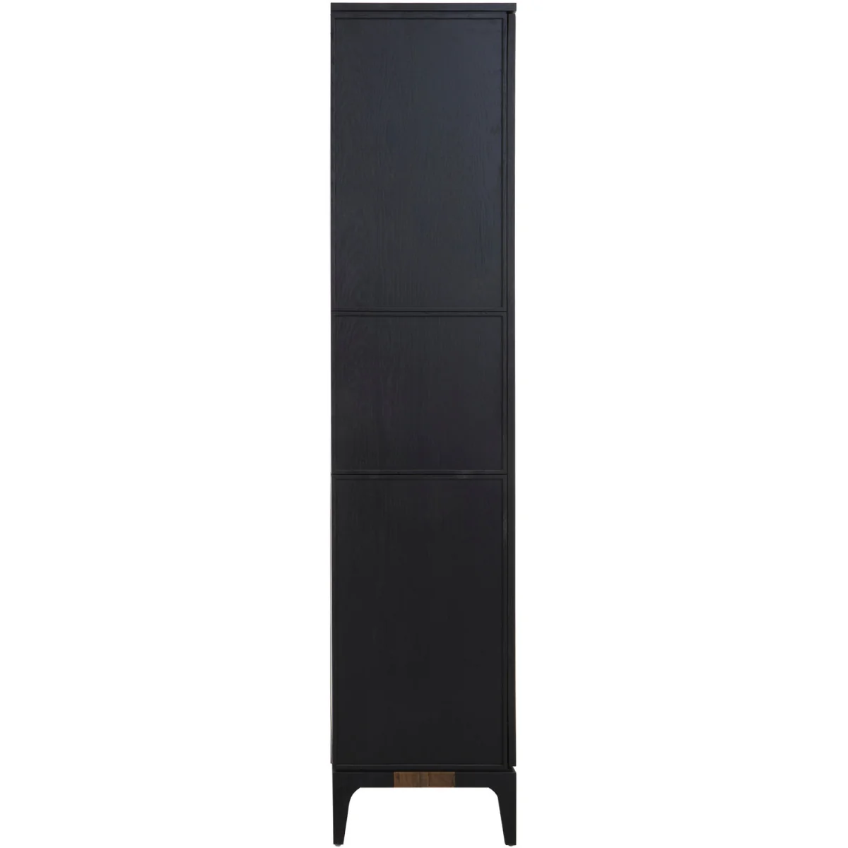 Salvar 2 Tone Oak Wood Tall Cabinet - Black – image 4