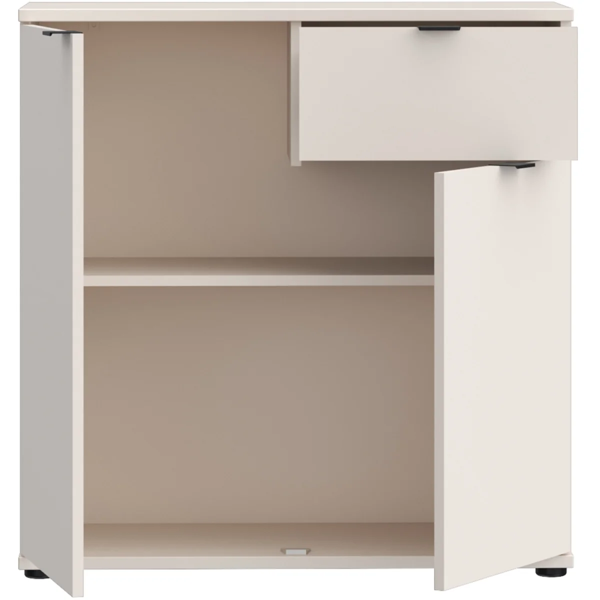 Ganymede 2 Door Cupboard with Drawer - Sand – image 18