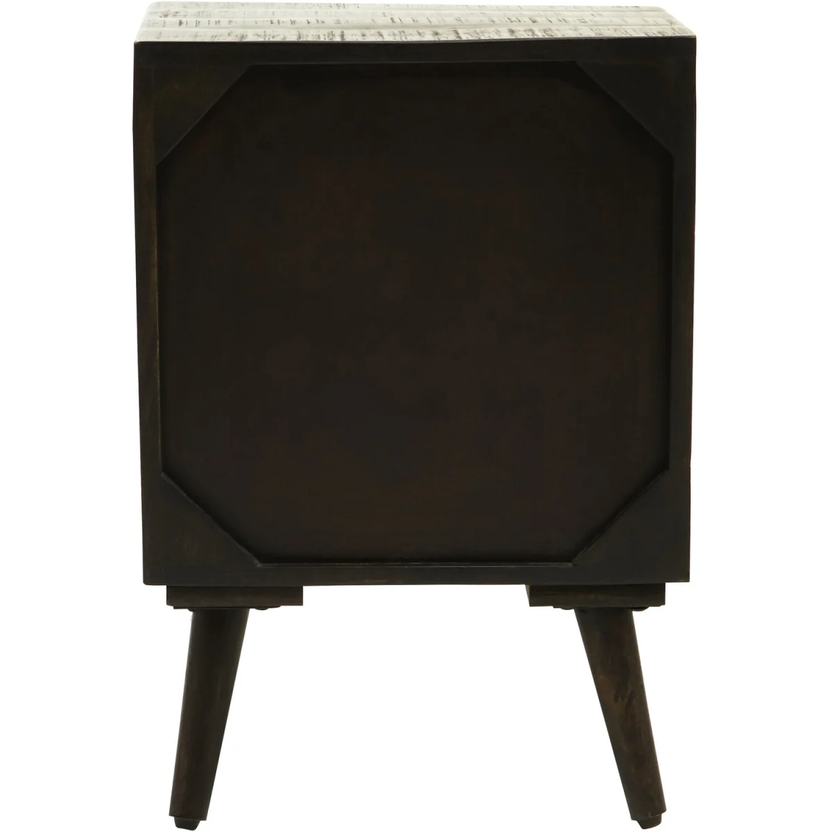 Arti Mango Wood One Door Cabinet - Gold – image 3