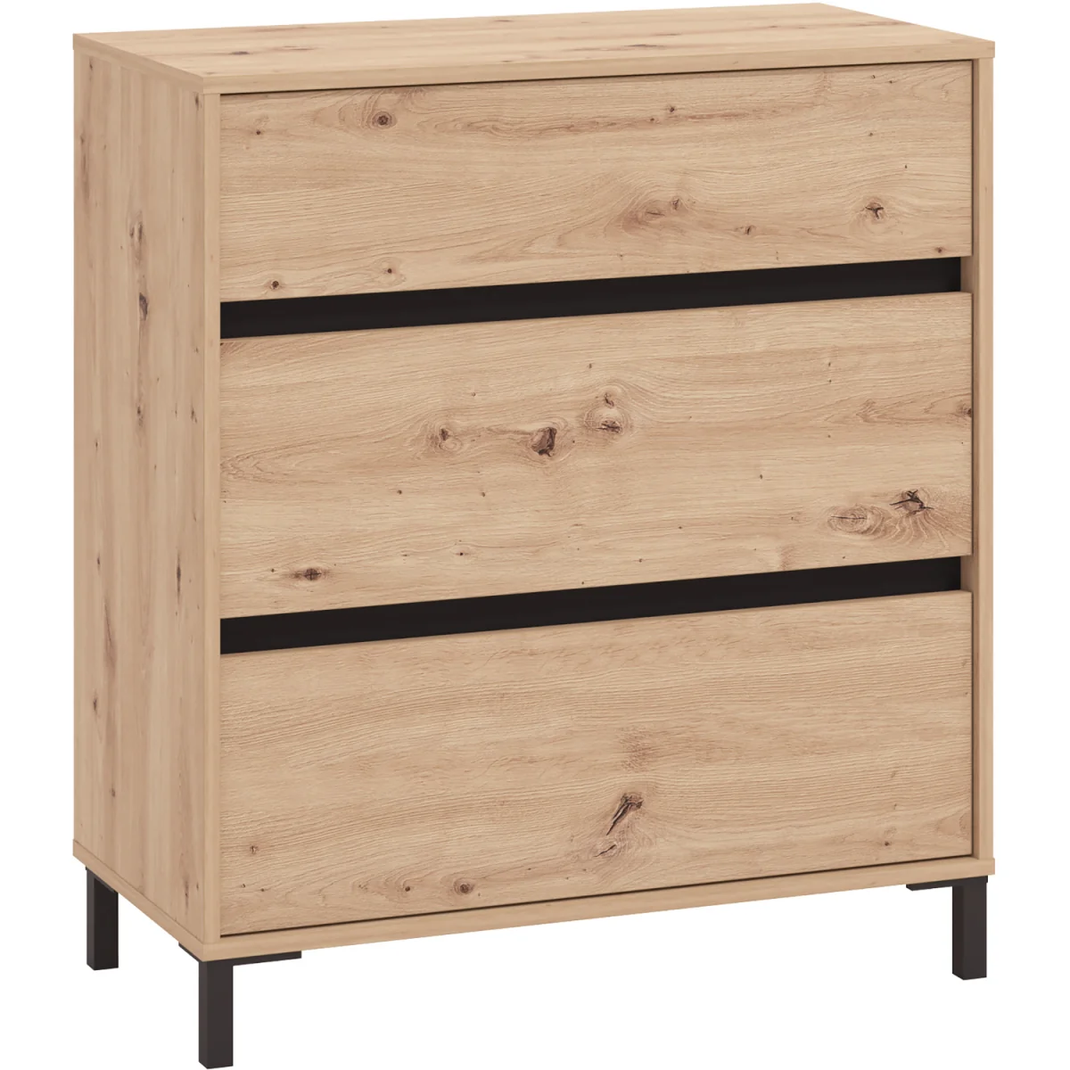 MARRON Cabinet 80, Artisan Oak/Black - Cashmere – image 3