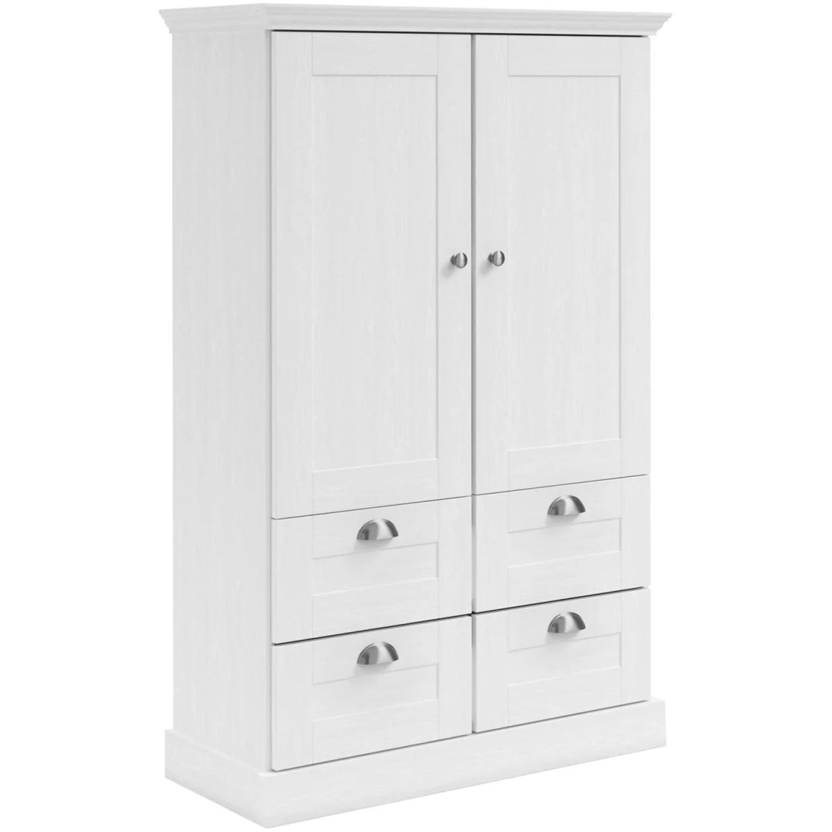 Motala Cabinet 2D2x2DR White - White – image 3