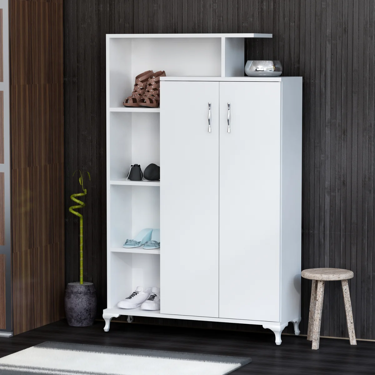 Gupse Cabinet - White
