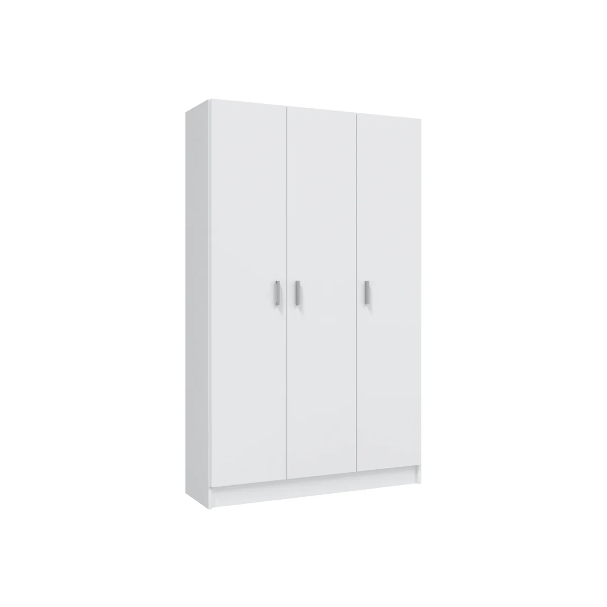 VITA 3 Door Broom Cupboard - White – image 1