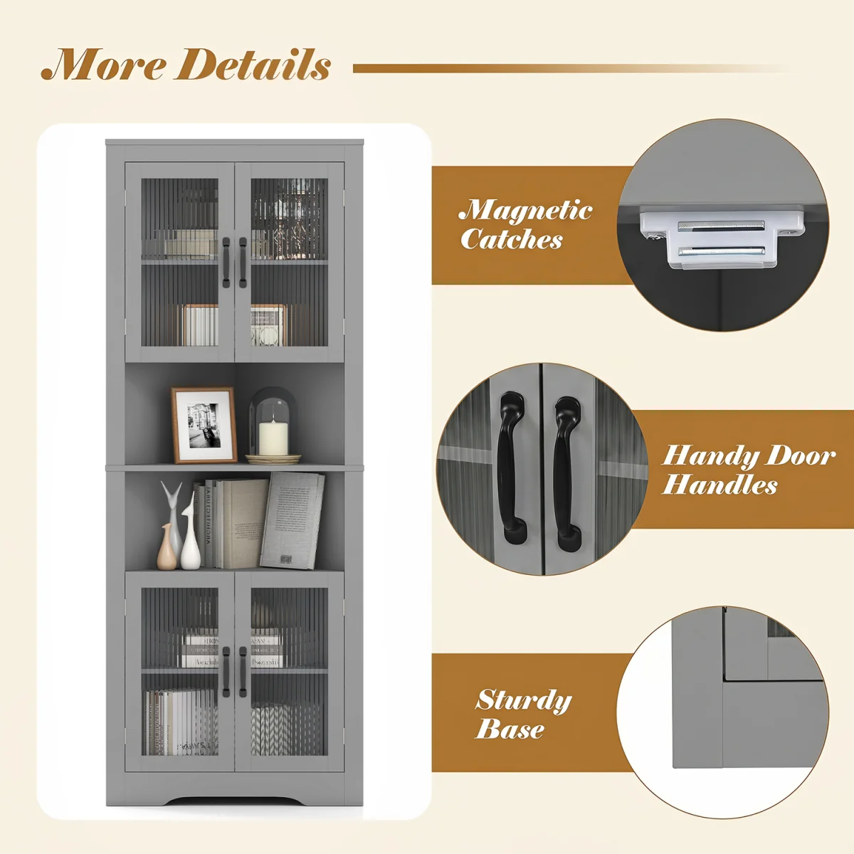 6-Tier Adjustable Storage Cabinet – image 2