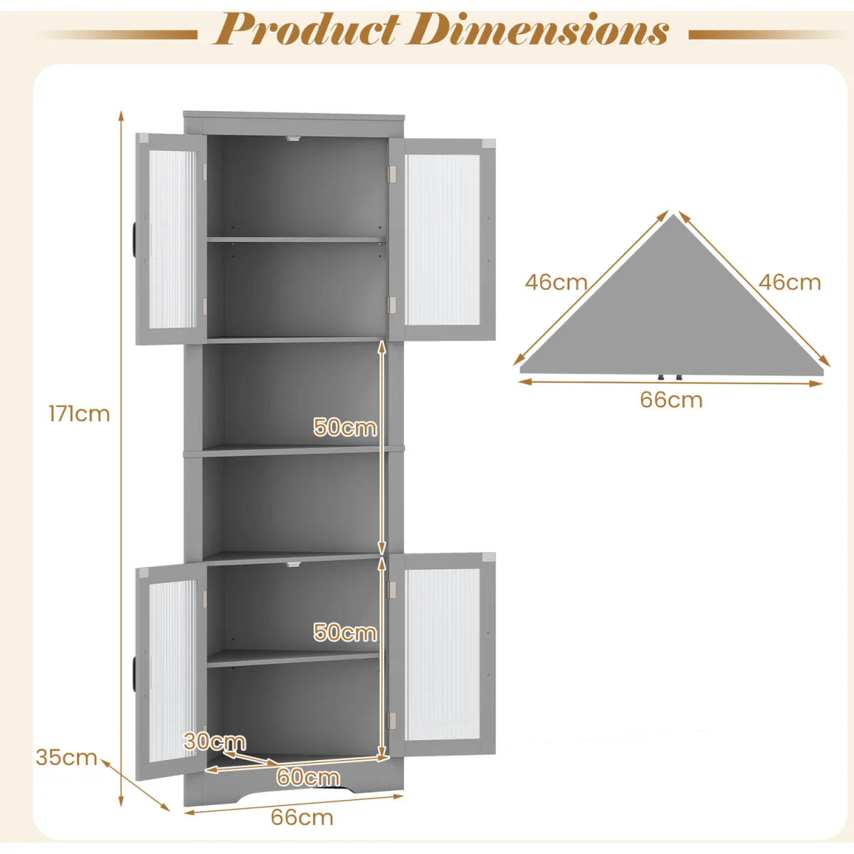 6-Tier Adjustable Storage Cabinet – image 3
