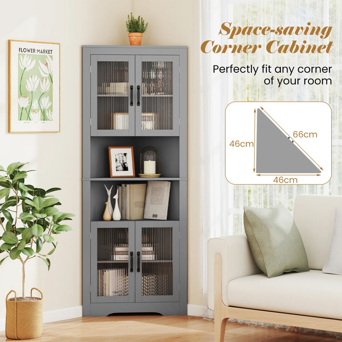 6-Tier Adjustable Storage Cabinet – image 6
