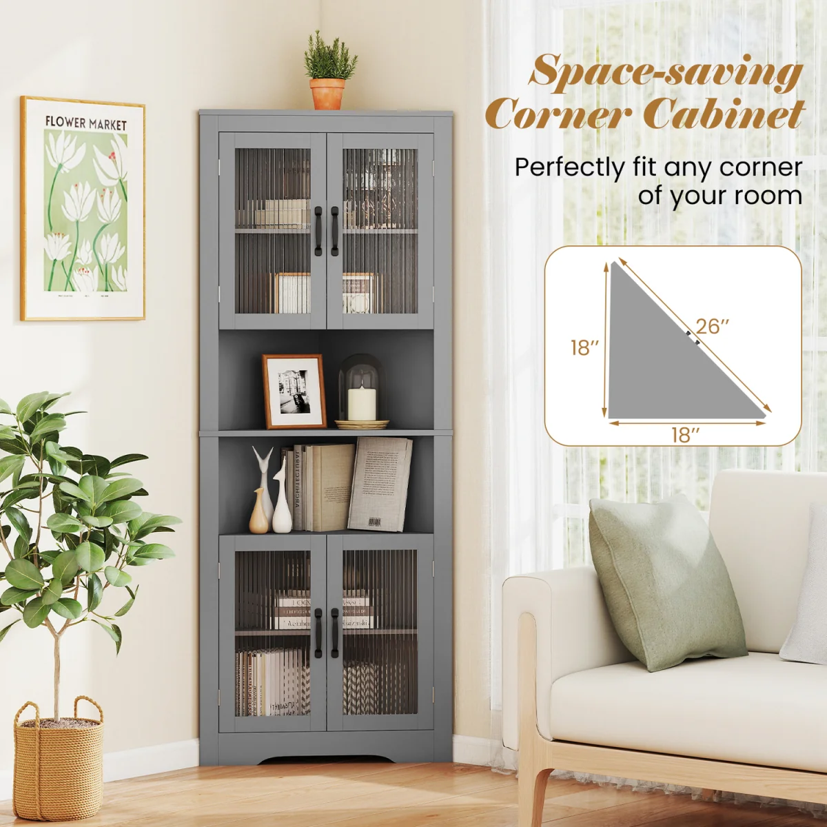 6-Tier Adjustable Storage Cabinet – image 8
