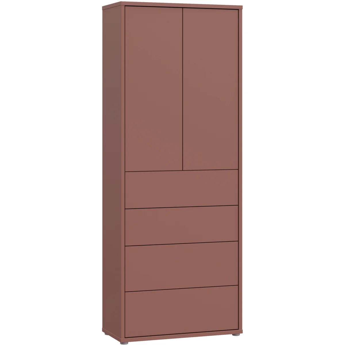 Alice Springs Tall Storage Cabinet with Push-Open Doors & 4 Drawers in Sand - Sage Green – image 18