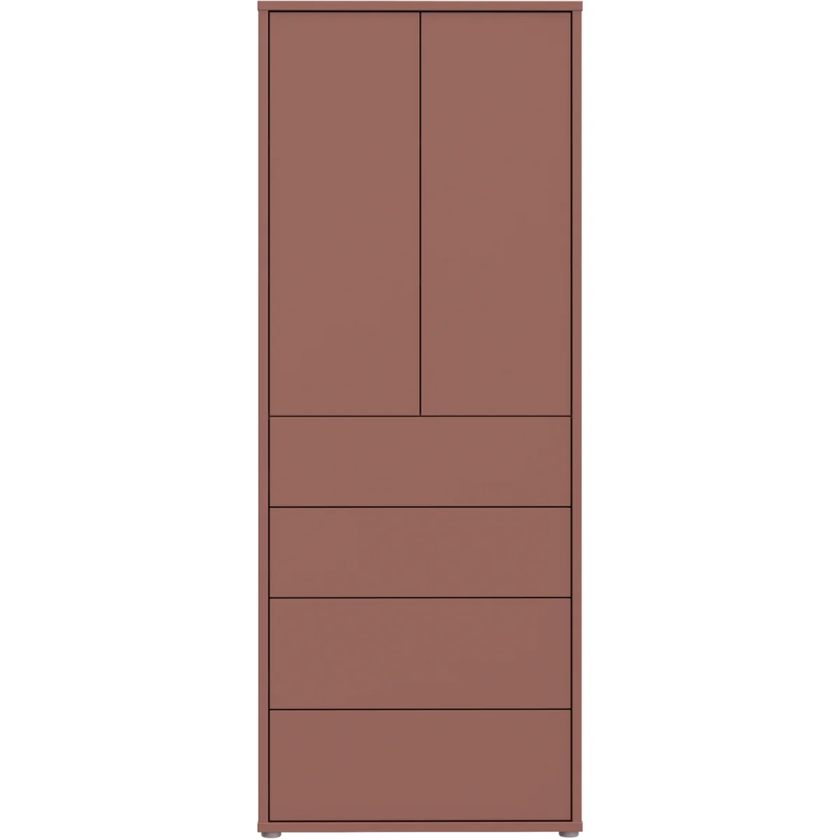 Alice Springs Tall Storage Cabinet with Push-Open Doors & 4 Drawers in Sand - Sage Green – image 19