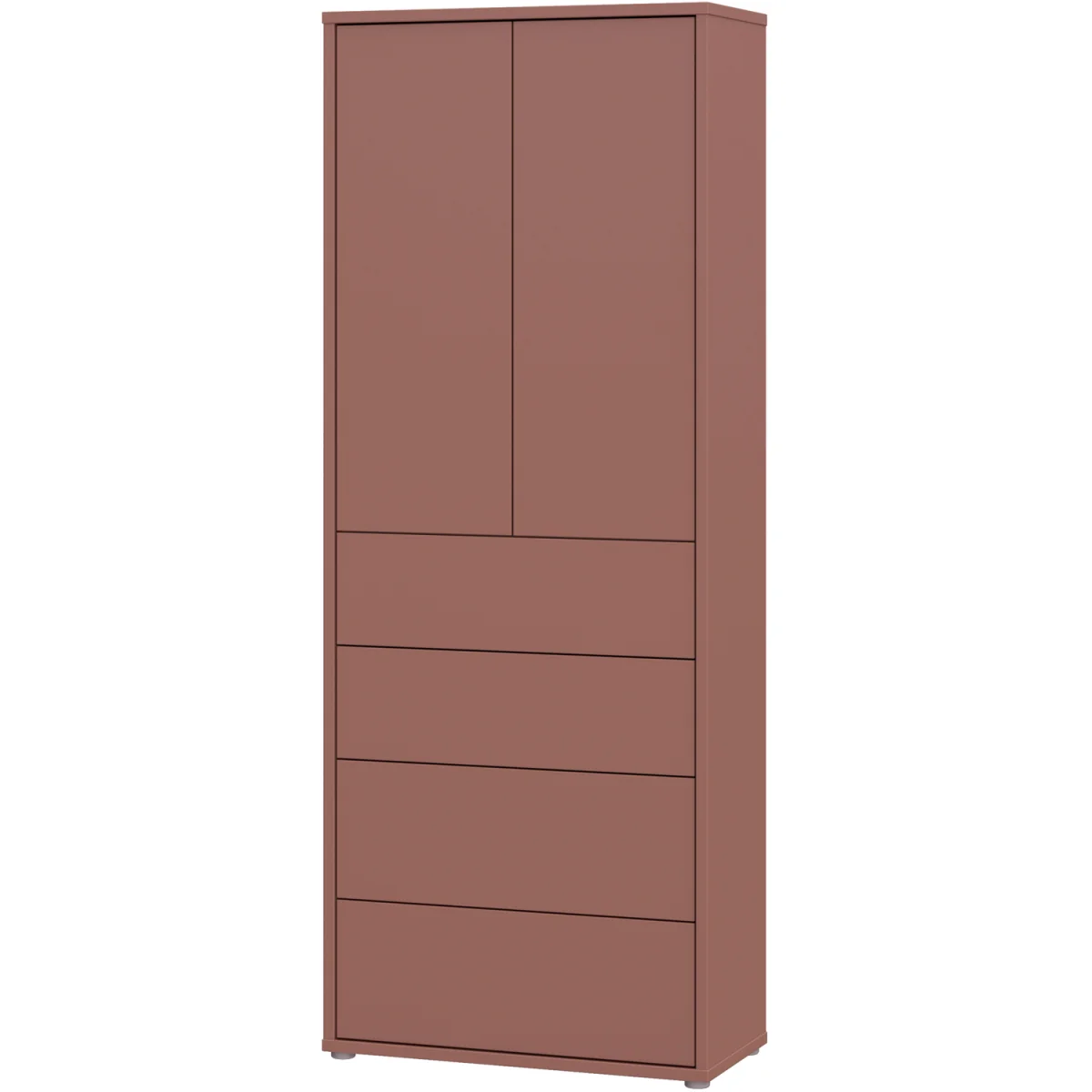 Alice Springs Tall Storage Cabinet with Push-Open Doors & 4 Drawers in Sand - Sage Green – image 20
