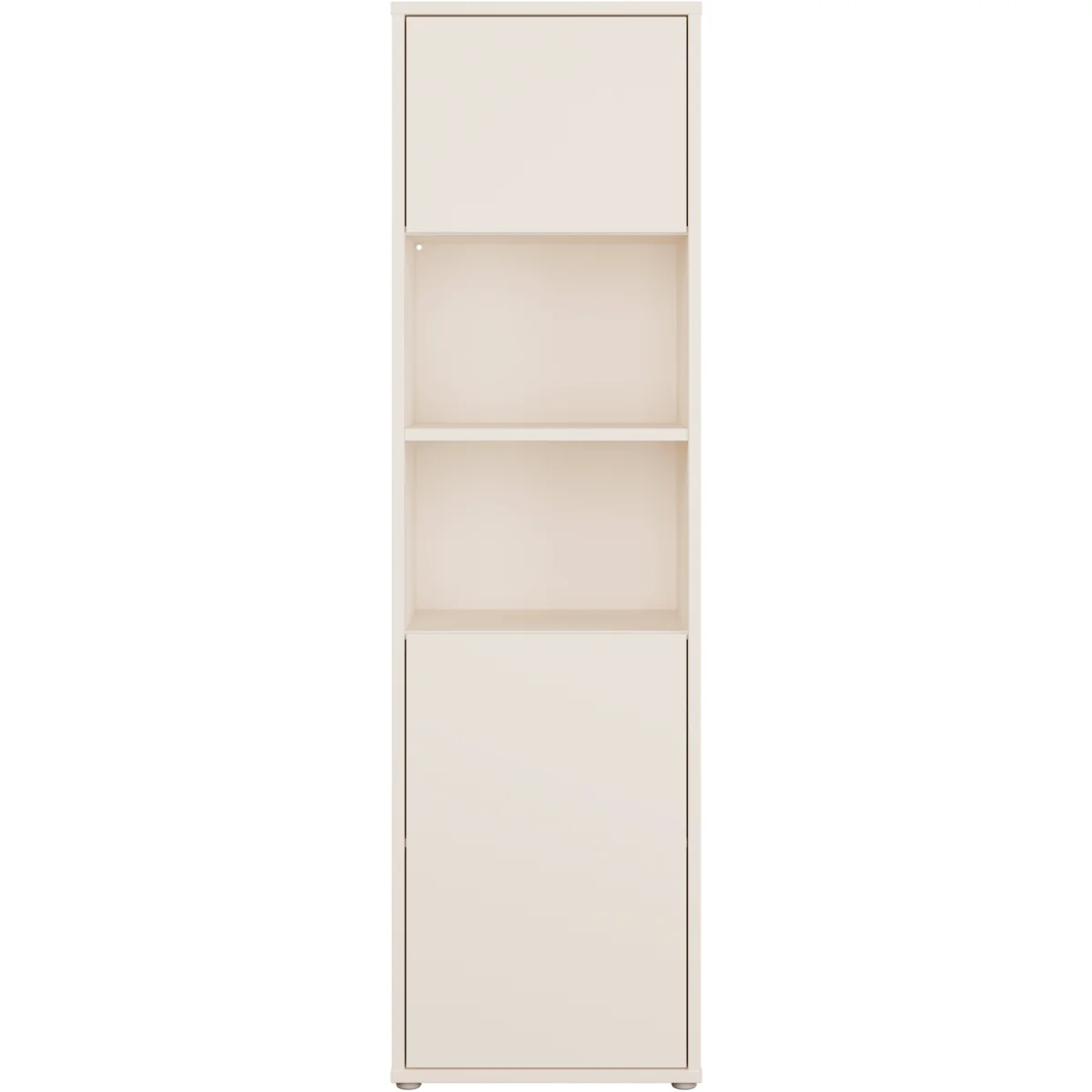 Alice Springs Tall Storage Cabinet with 2 Push-Open Doors & 1 Shelf in Sand - Sand – image 4