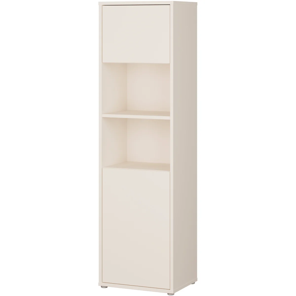 Alice Springs Tall Storage Cabinet with 2 Push-Open Doors & 1 Shelf in Sand - Sand – image 5