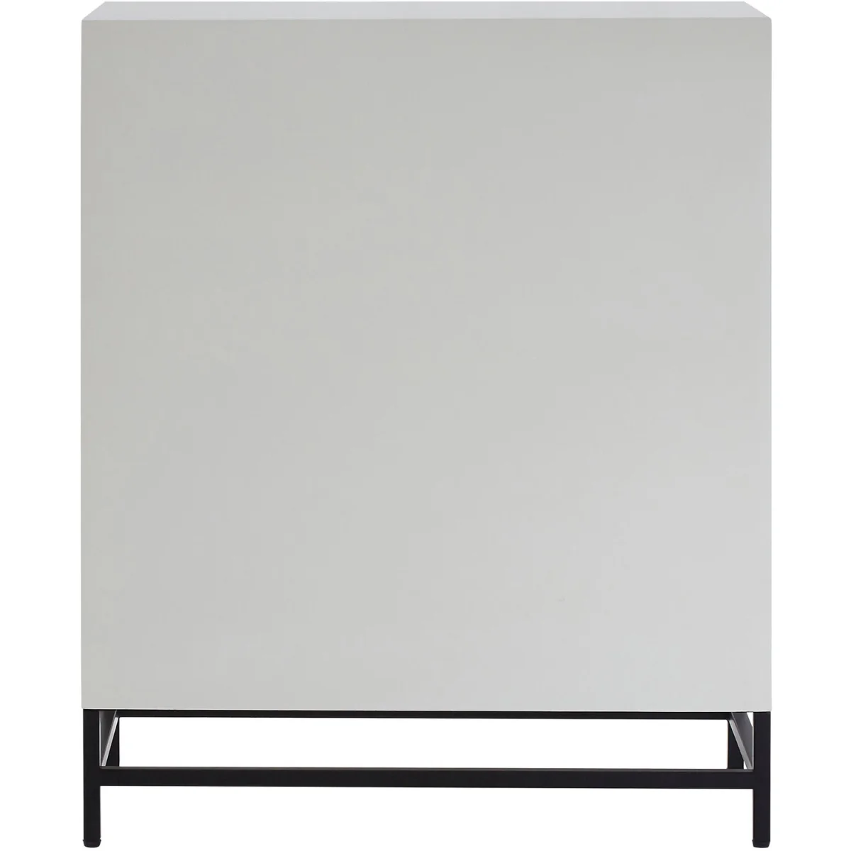 Lombok Rustic Chevron 2 Door Cabinet - White – image 3
