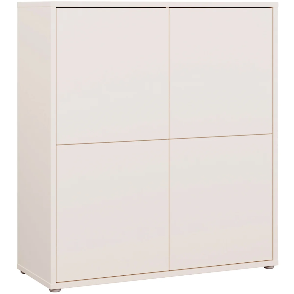 Furniture To Go Alice Springs 4 Door Storage Cabinet with Push-Open Doors in Sand - Sand – image 2