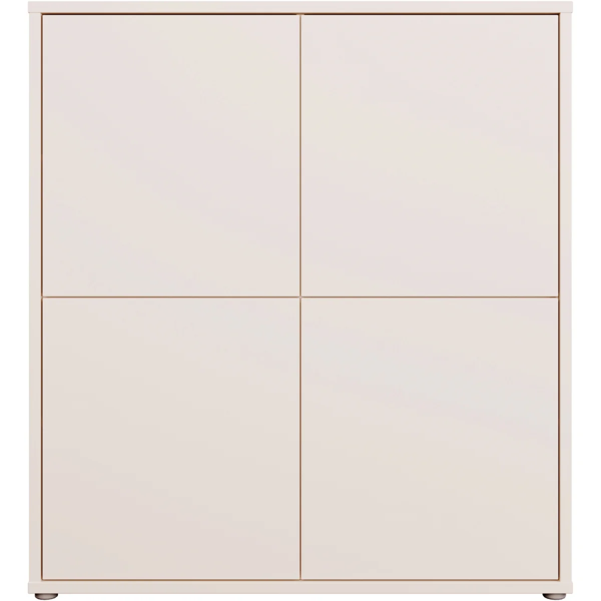 Furniture To Go Alice Springs 4 Door Storage Cabinet with Push-Open Doors in Sand - Sand – image 3