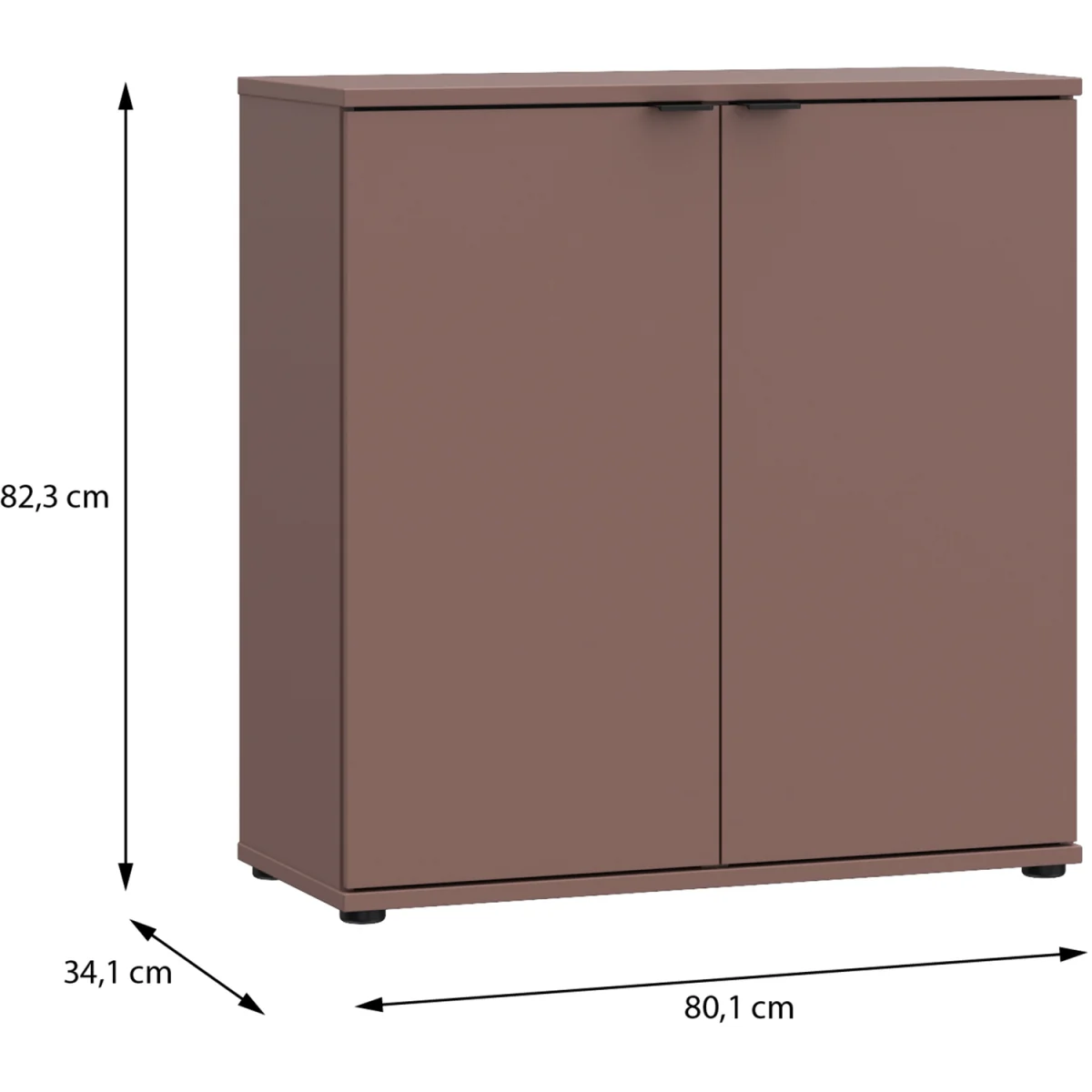 Ganymede 2 Door Cupboard - Light Grey – image 16