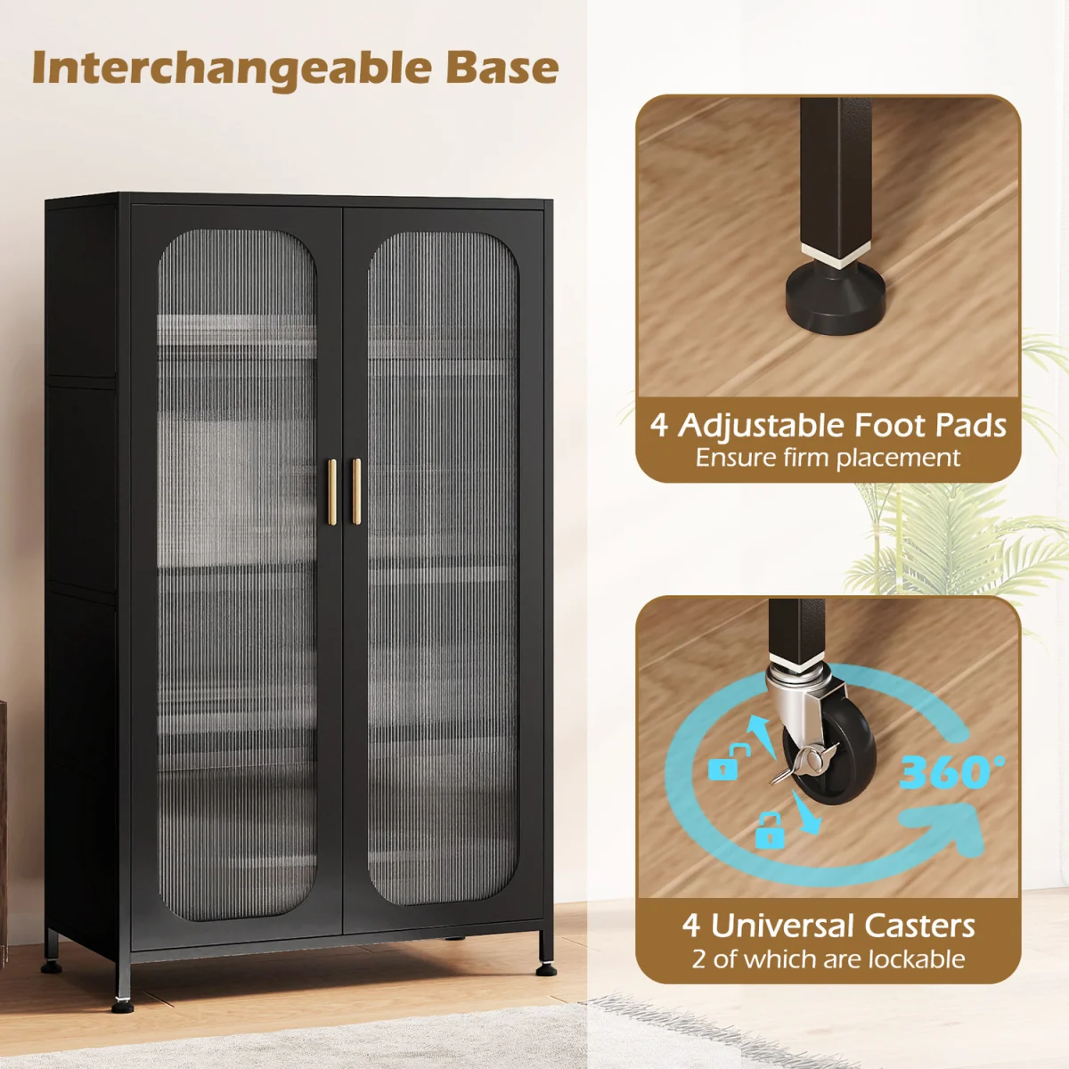 2-Door Metal Storage Cabinet – image 10