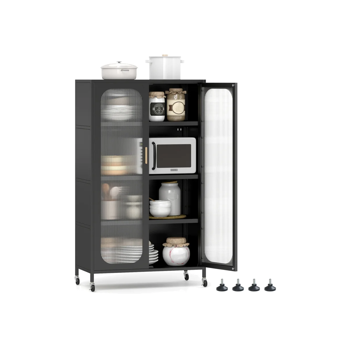 2-Door Metal Storage Cabinet – image 1