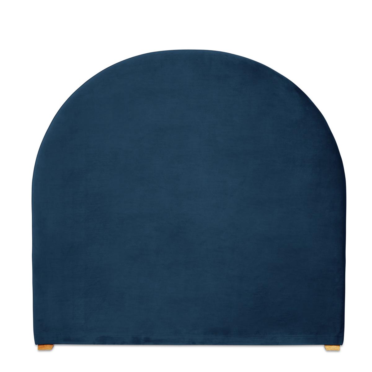 Walter Faux Linen Headboard Folkstone Blue – image 2