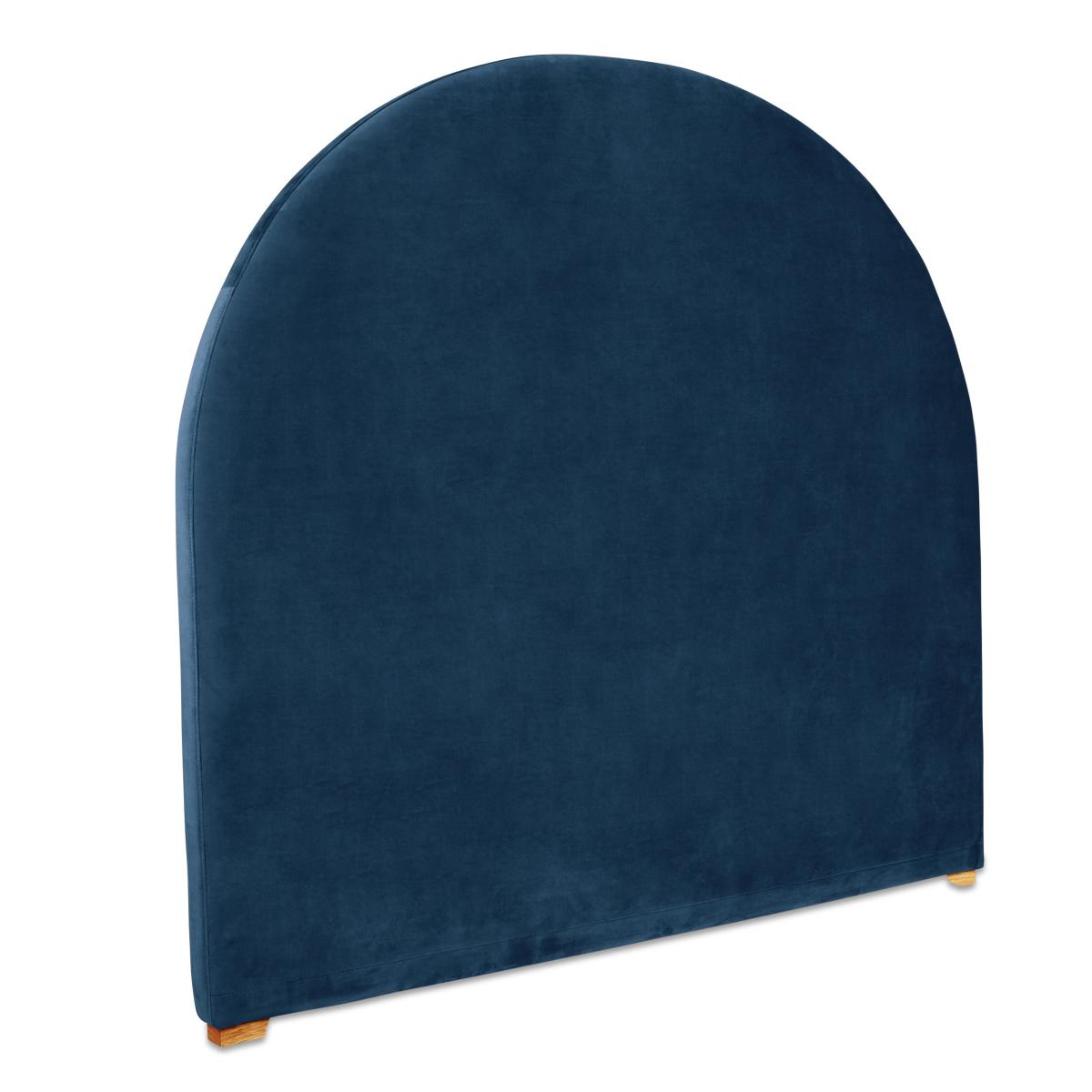 Walter Faux Linen Headboard Folkstone Blue – image 3
