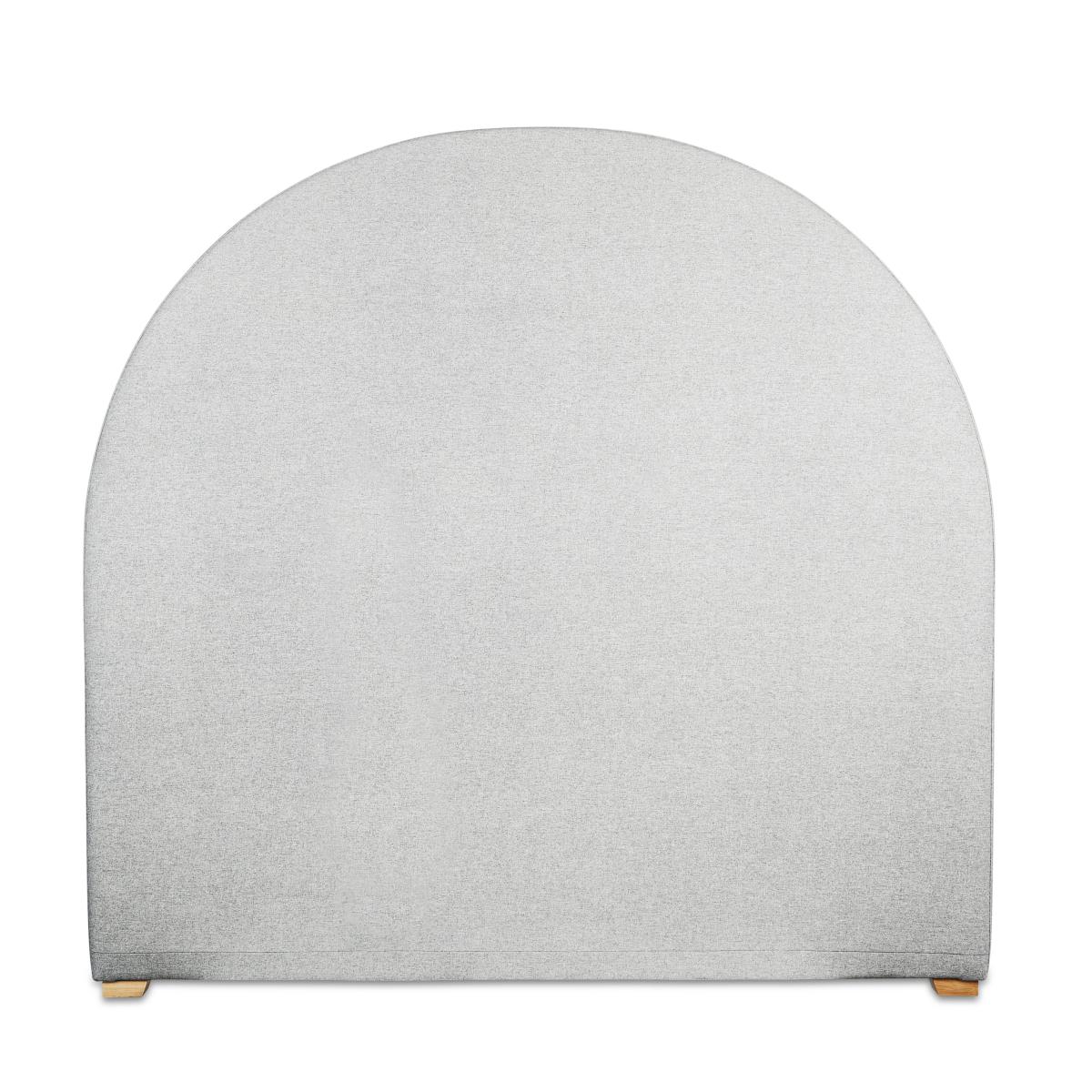 Walter Faux Linen Headboard Dove (Grey) – image 2
