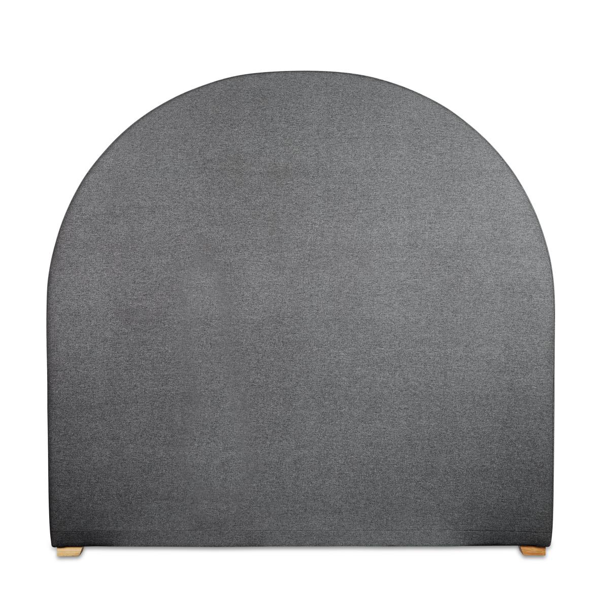 Walter Faux Linen Headboard Graphite (Grey) – image 2