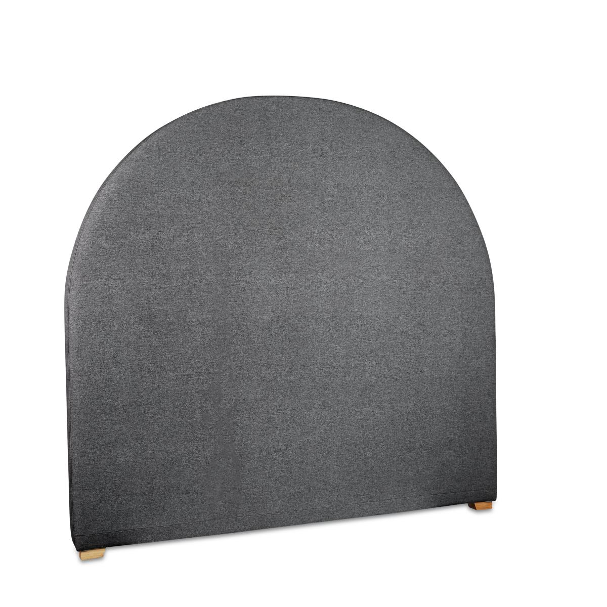 Walter Faux Linen Headboard Graphite (Grey) – image 3