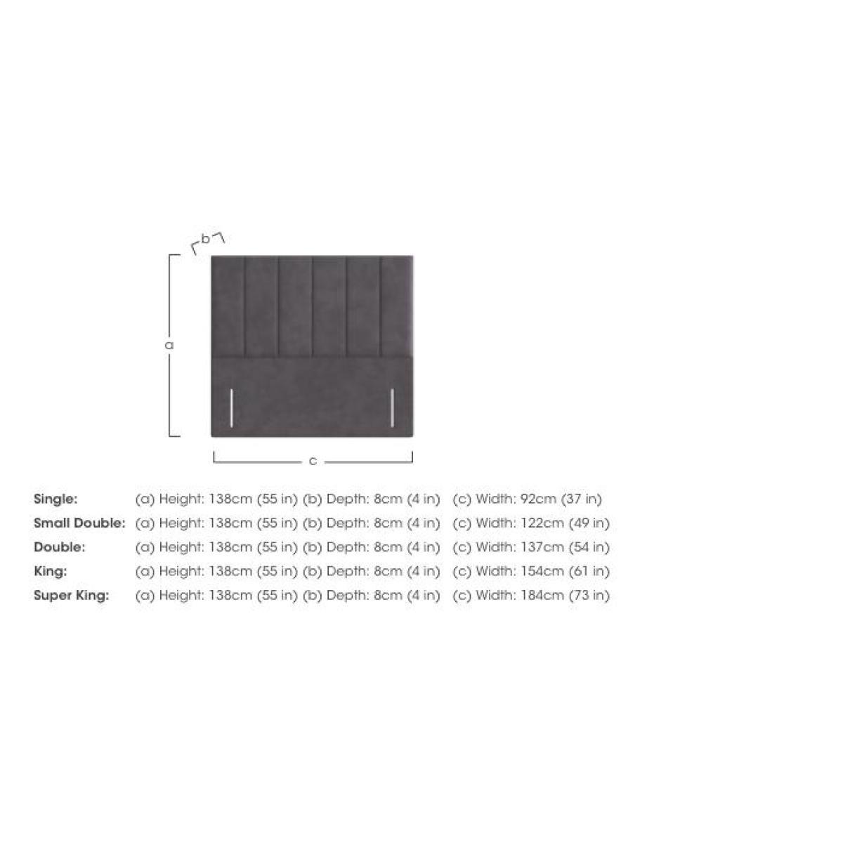 Jolie Floor Standing Headboard - Small Double – image 4