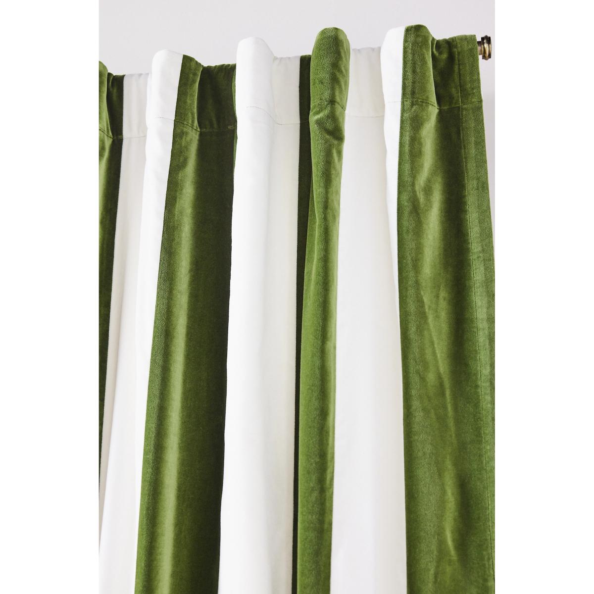 Trova Velvet Pieced Striped Curtain – image 2