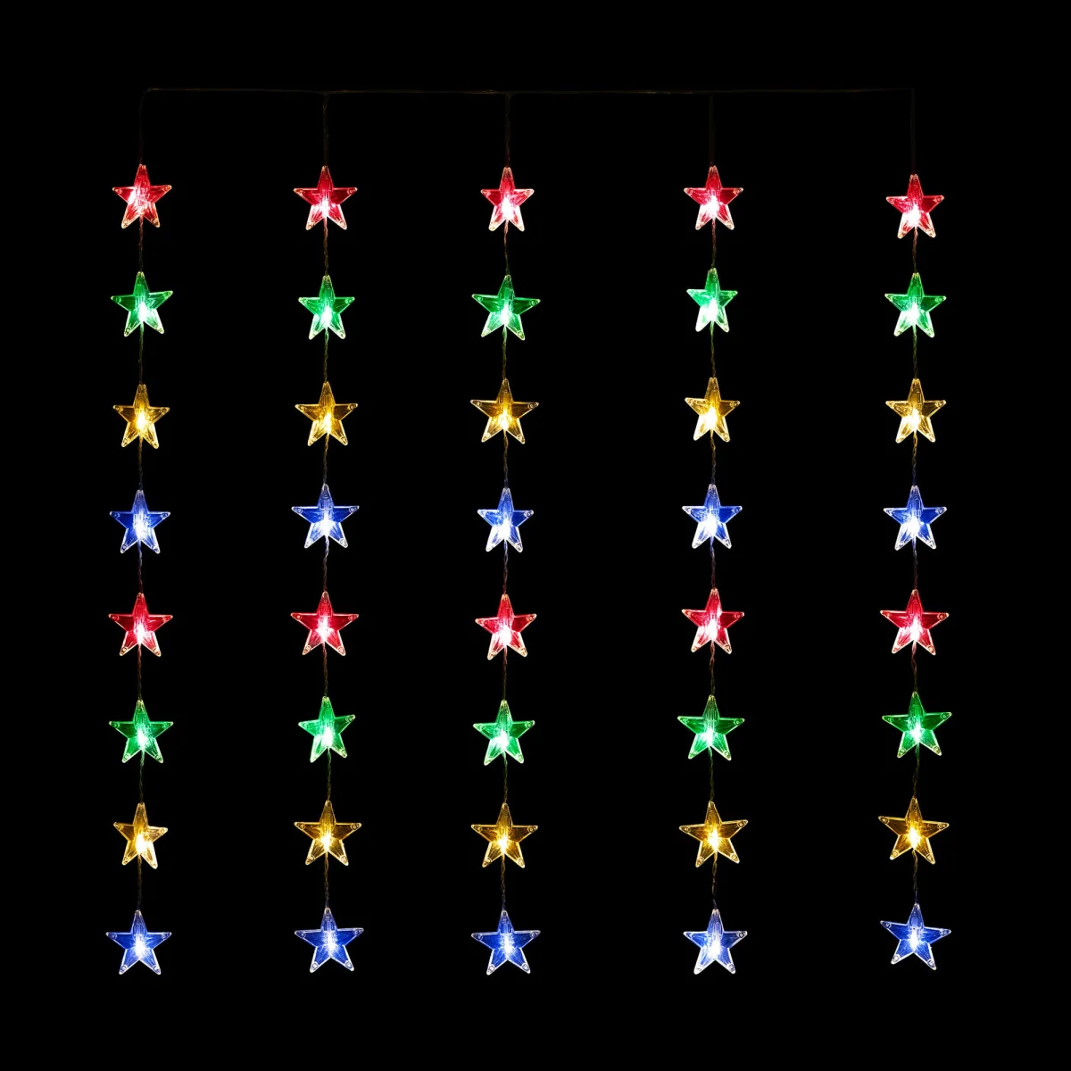 40 LED Star Christmas Curtain Lights – image 4