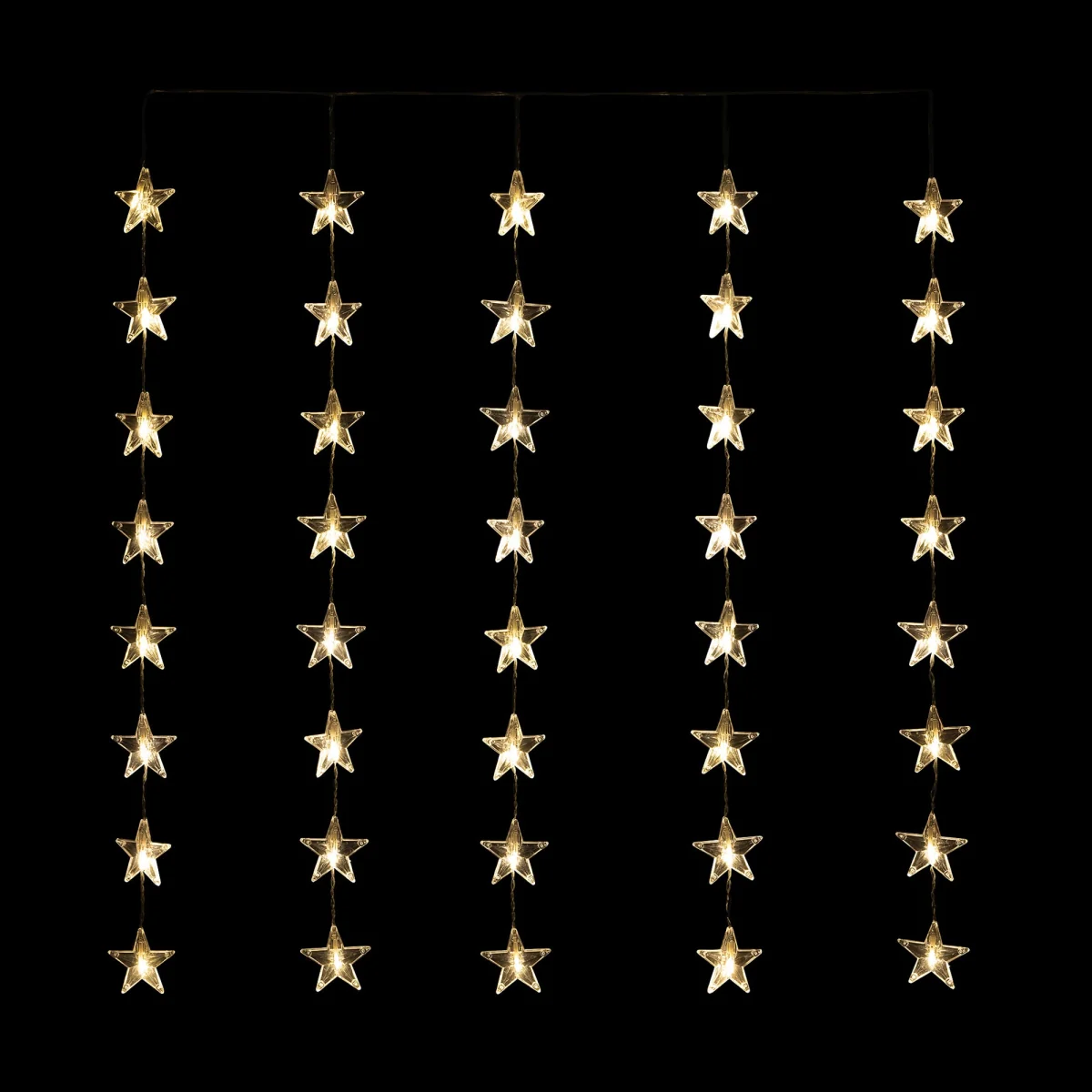 40 LED Star Christmas Curtain Lights – image 8