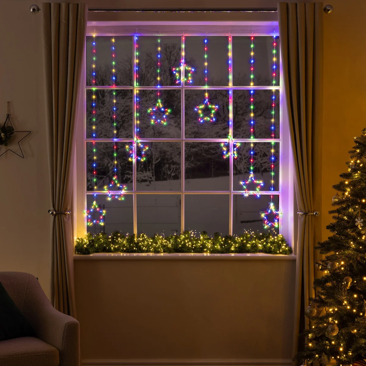 Star Curtain Micro Lights – image 8