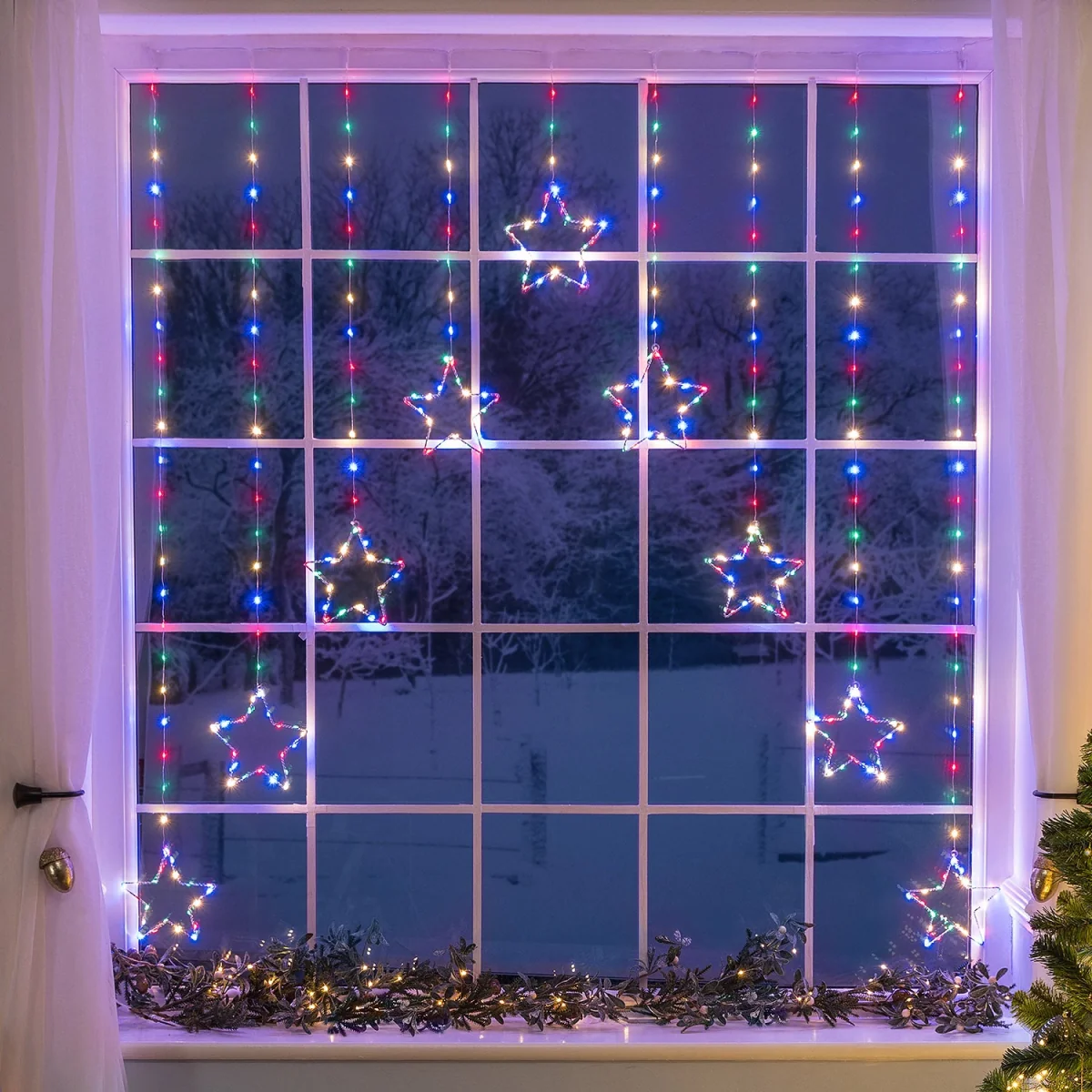Star Curtain Micro Lights – image 1