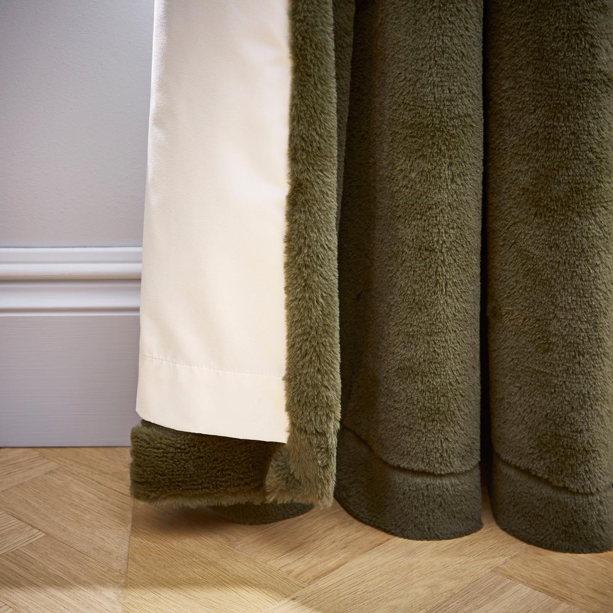 Lenon Thermal Eyelet Curtains Olive – image 5