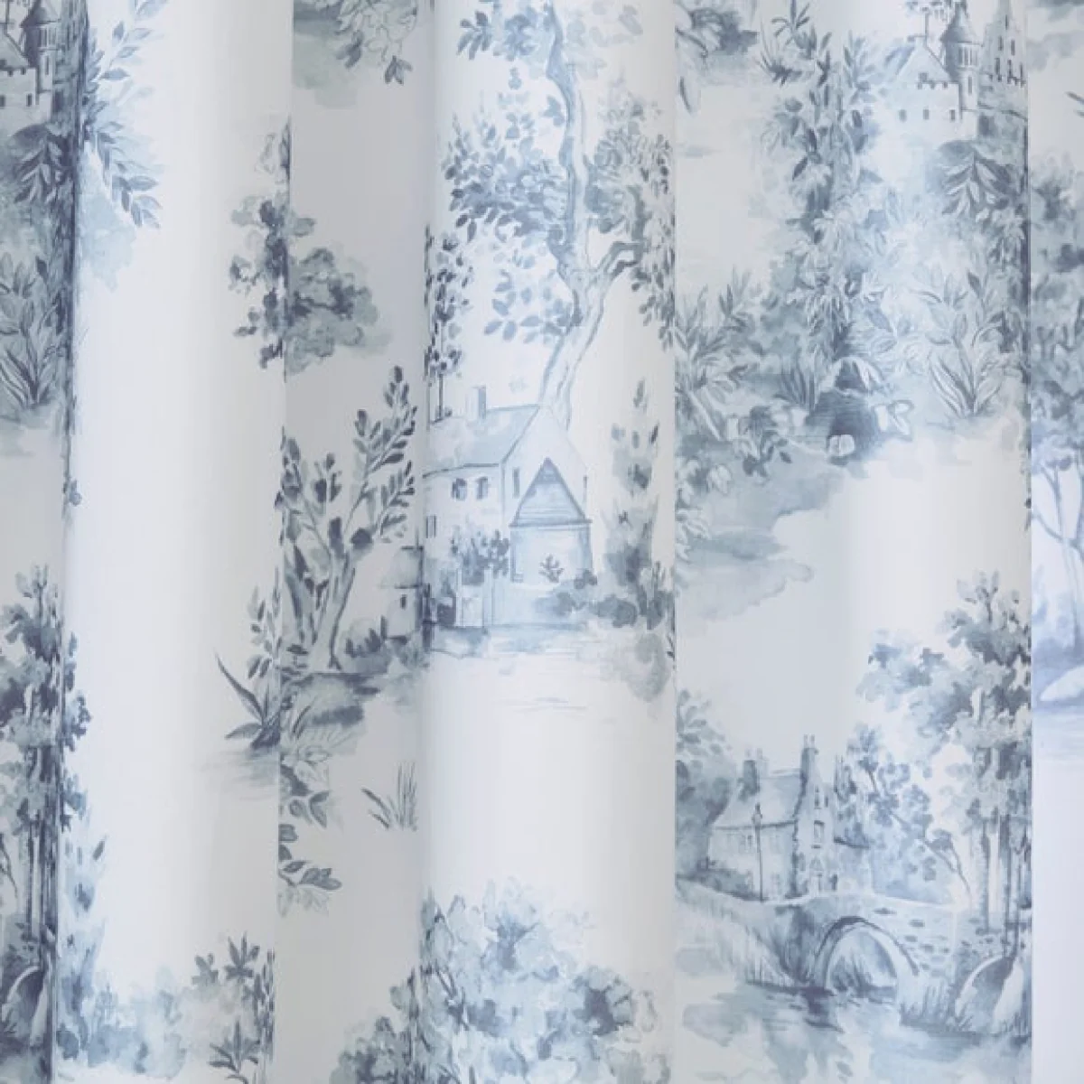 Toile Scene 100% Cotton Blackout Eyelet Curtains – image 3
