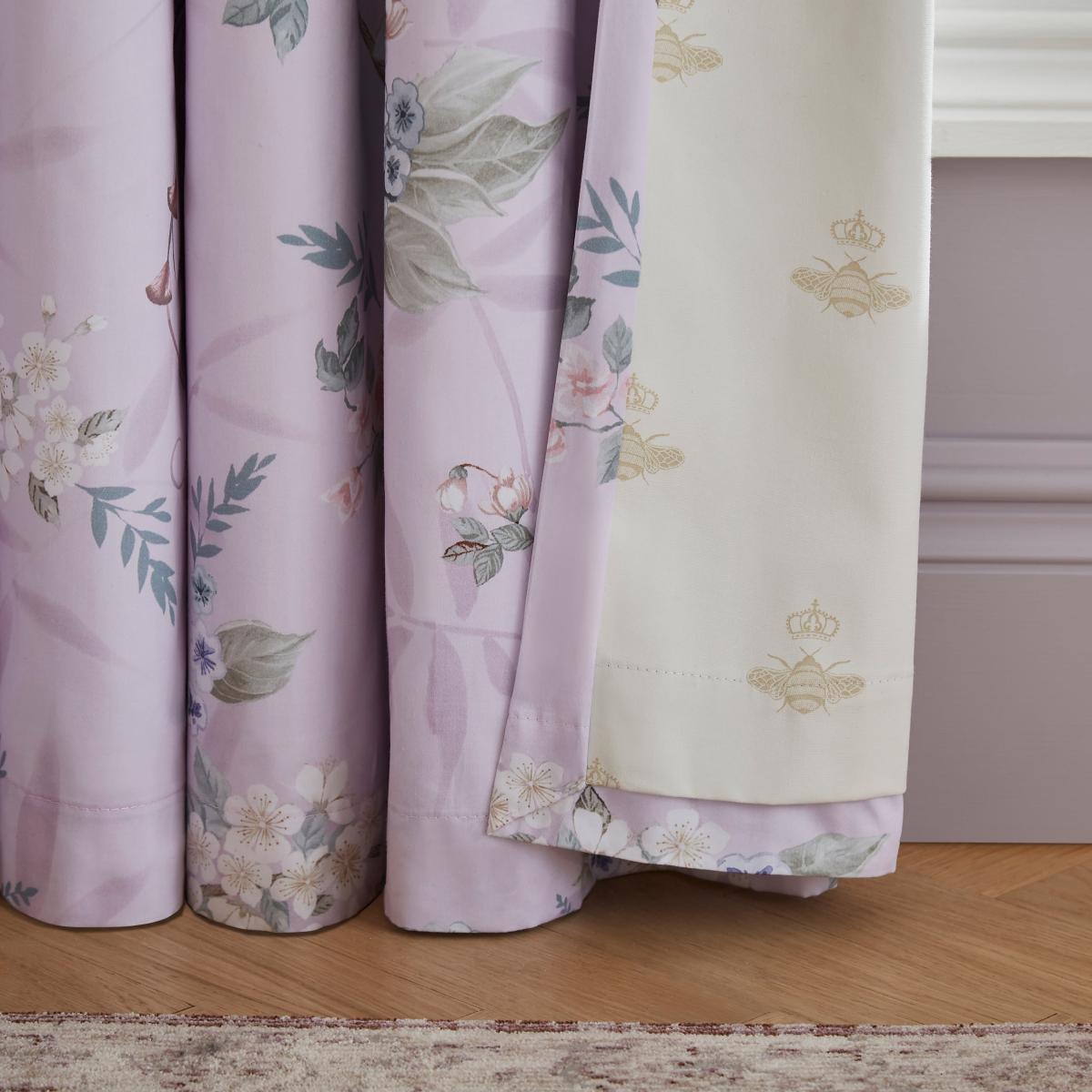 Dorma Love Bird Celadon Blackout Pencil Pleat Curtains Celadon – image 4