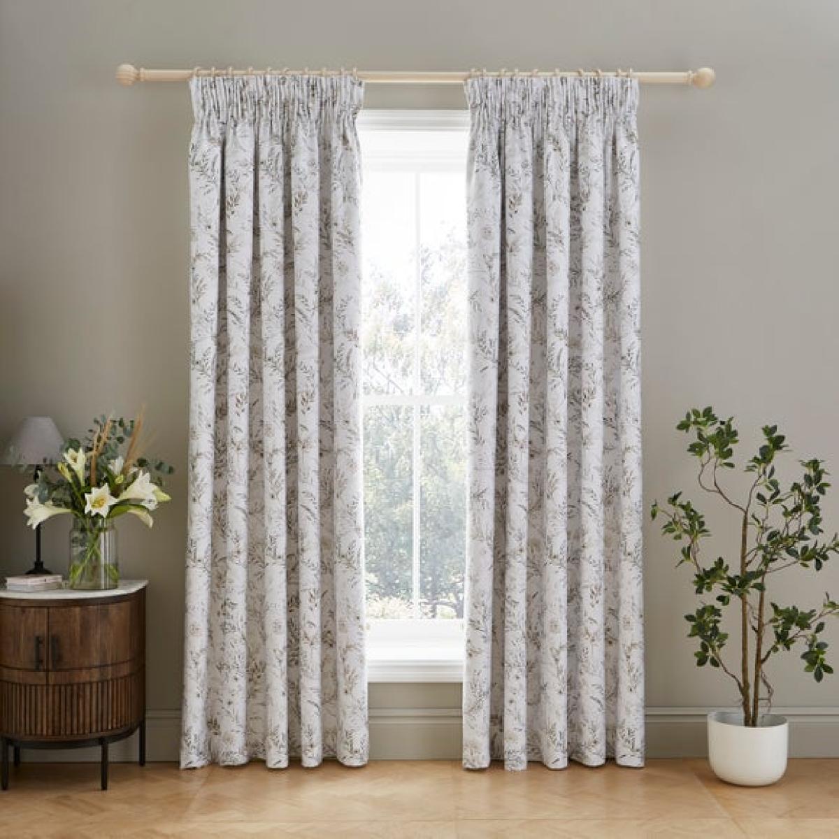 Dorma Hemmingford 100% Cotton Blackout Pencil Pleat Curtains – image 2