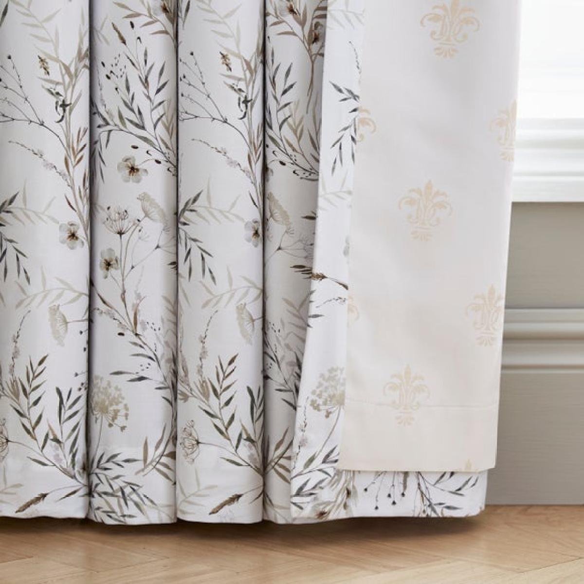 Dorma Hemmingford 100% Cotton Blackout Pencil Pleat Curtains – image 3