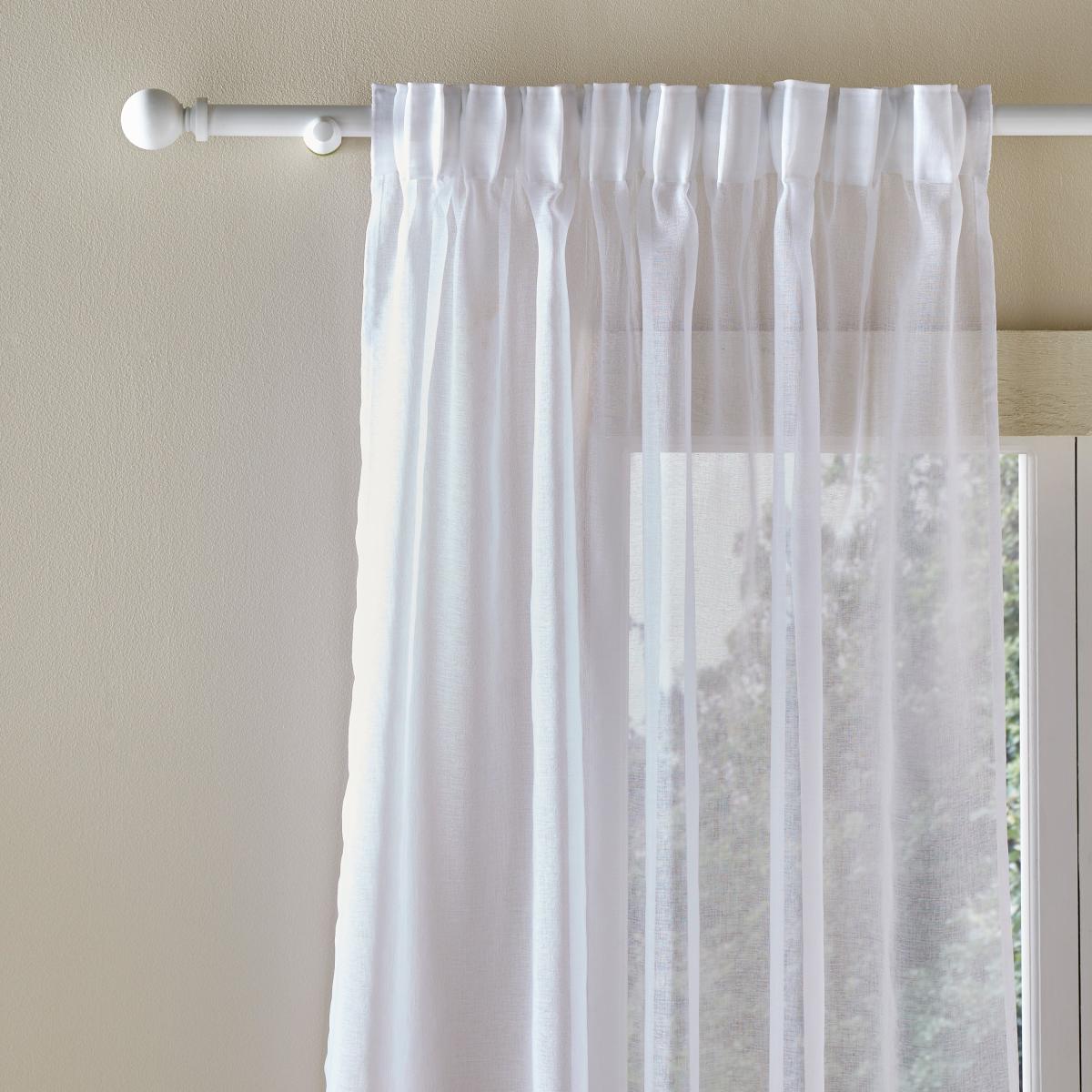 Embroidered Grasses Slot Top Single Voile Panel – image 3