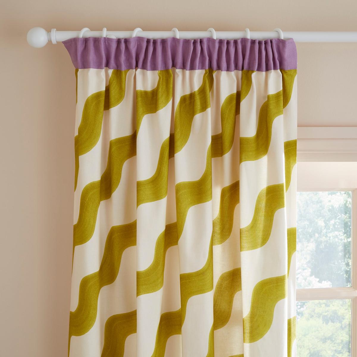 Sophie Robinson Hazy Wave Pencil Pleat Single Curtain – image 3