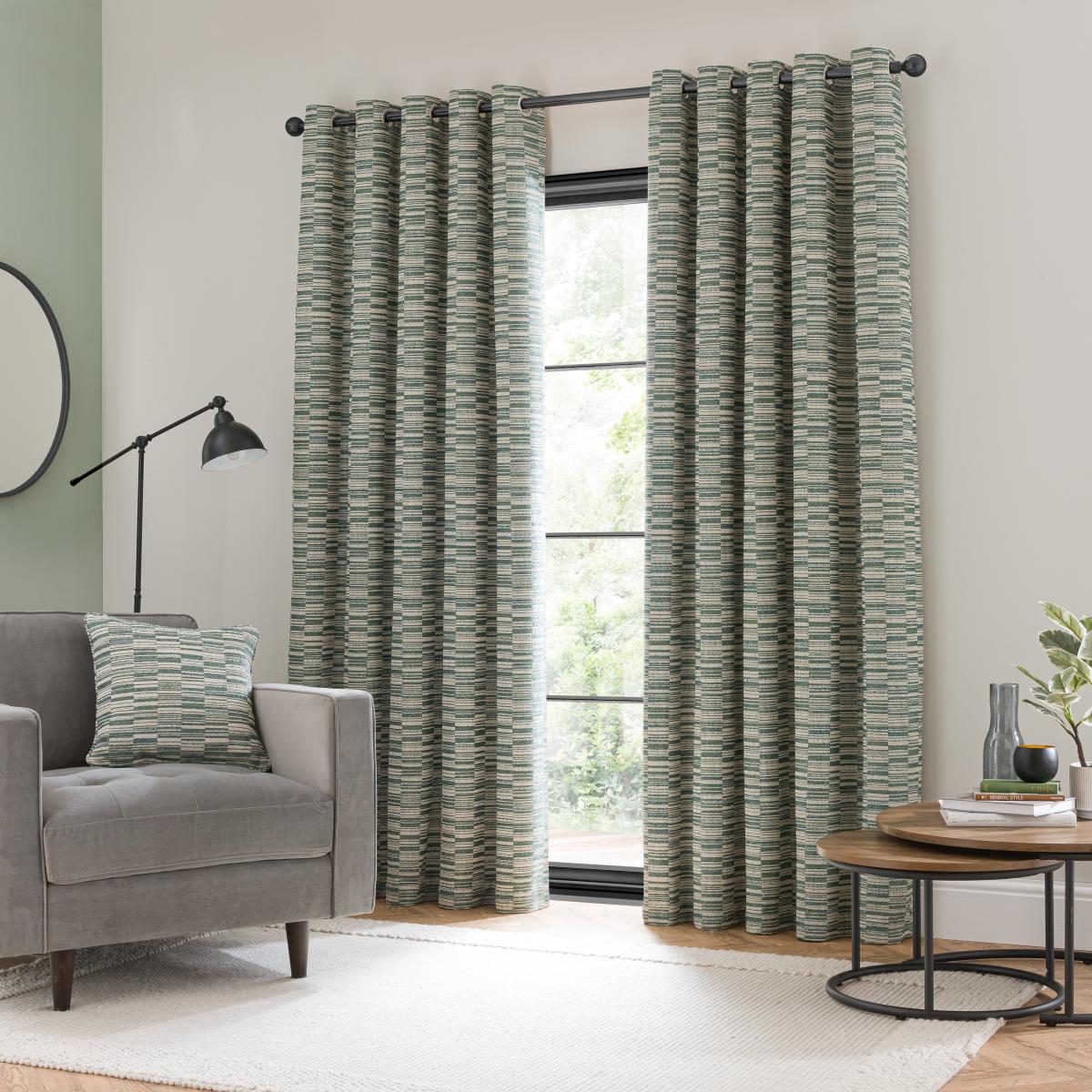 Roscoe Woven Eyelet Curtain – image 2