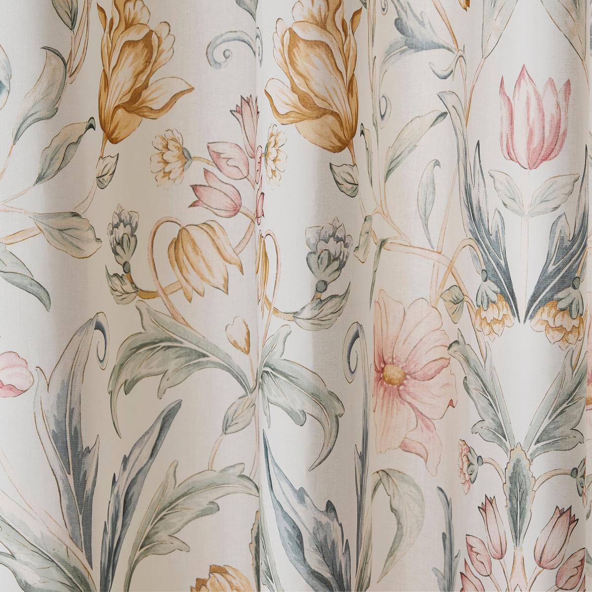Imi Tulip Floral Cotton Blackout Eyelet Curtains – image 3