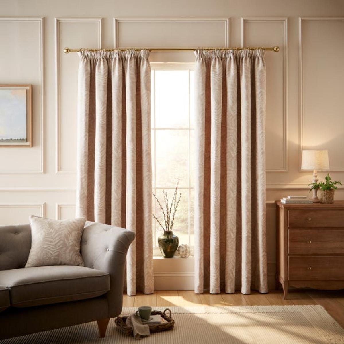 Churchgate Fern Pencil Pleat Curtains – image 2