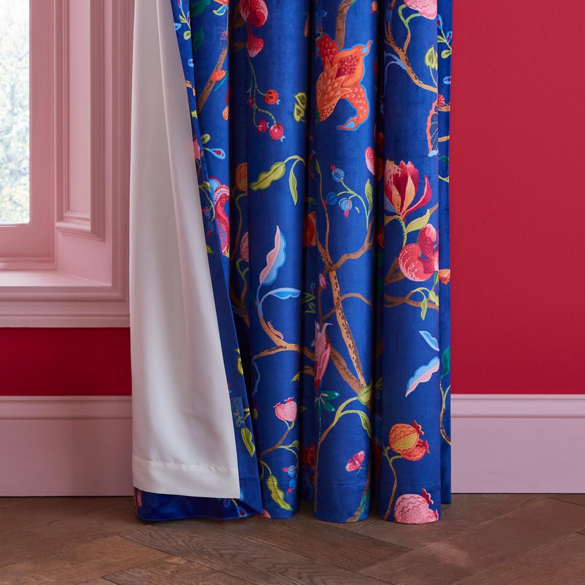 Sophie Robinson Midnight Garden Pencil Pleat Single Curtain – image 5
