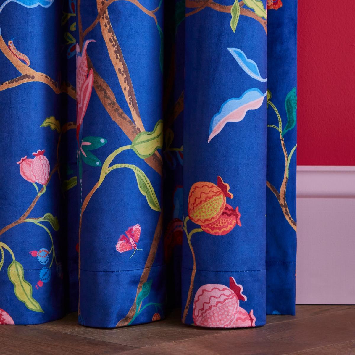Sophie Robinson Midnight Garden Pencil Pleat Single Curtain – image 6